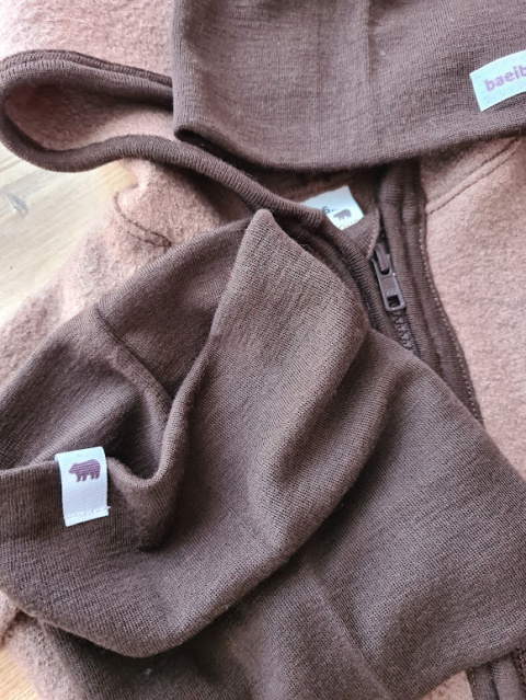 Czapka i komin rib merino Czapka i komin rib merino