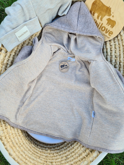 Kurtka merino z interlock Kurtka merino z interlock